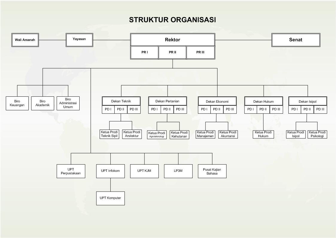 Struktur Organisasi UNTAG